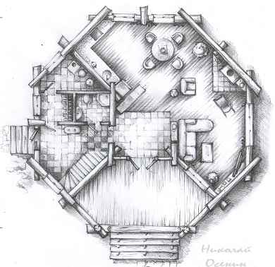 Дом восьмигранник проект
